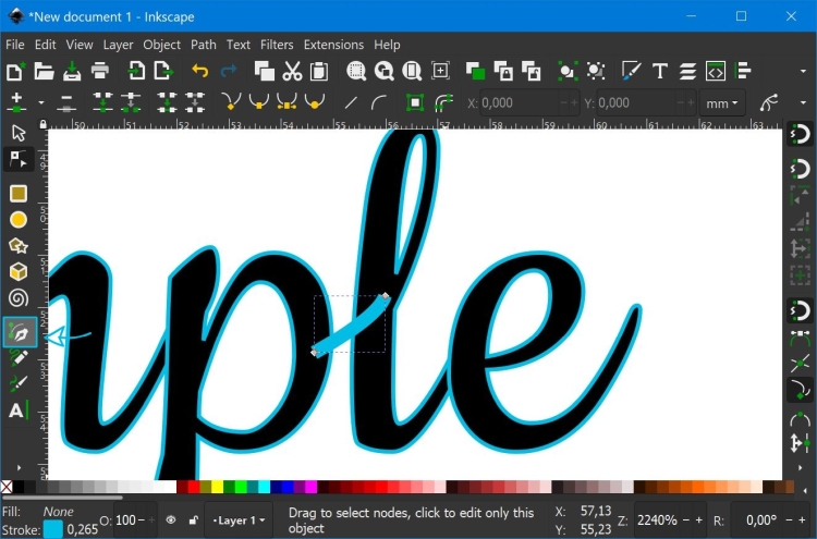 how to add fonts to inkscape